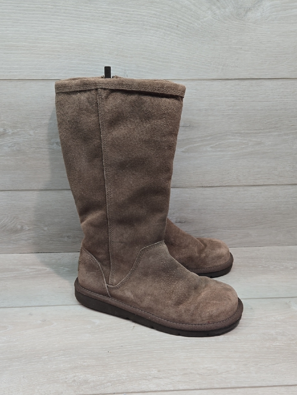 Ugg Australia Women 1890 Tall Suede Winter Boots Sheepskin Shoes Sz 6